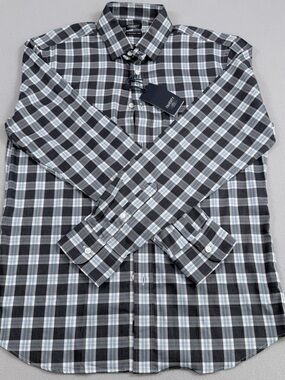 Faherty The Movement Shirt Plaid Button Down Shirt Size Medium NWT